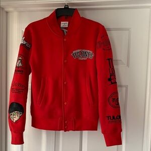Tulones Currency Collection Red Men/Teen Boys Jacket